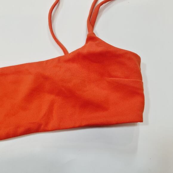 Michael Costello x REVOLVE Amira Crop Top in Orange - Picture 4 of 8
